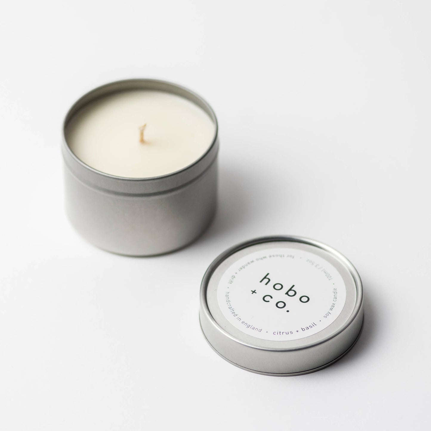 Balsam Fir + Bergamot Travel Tin Scented Soy Candle