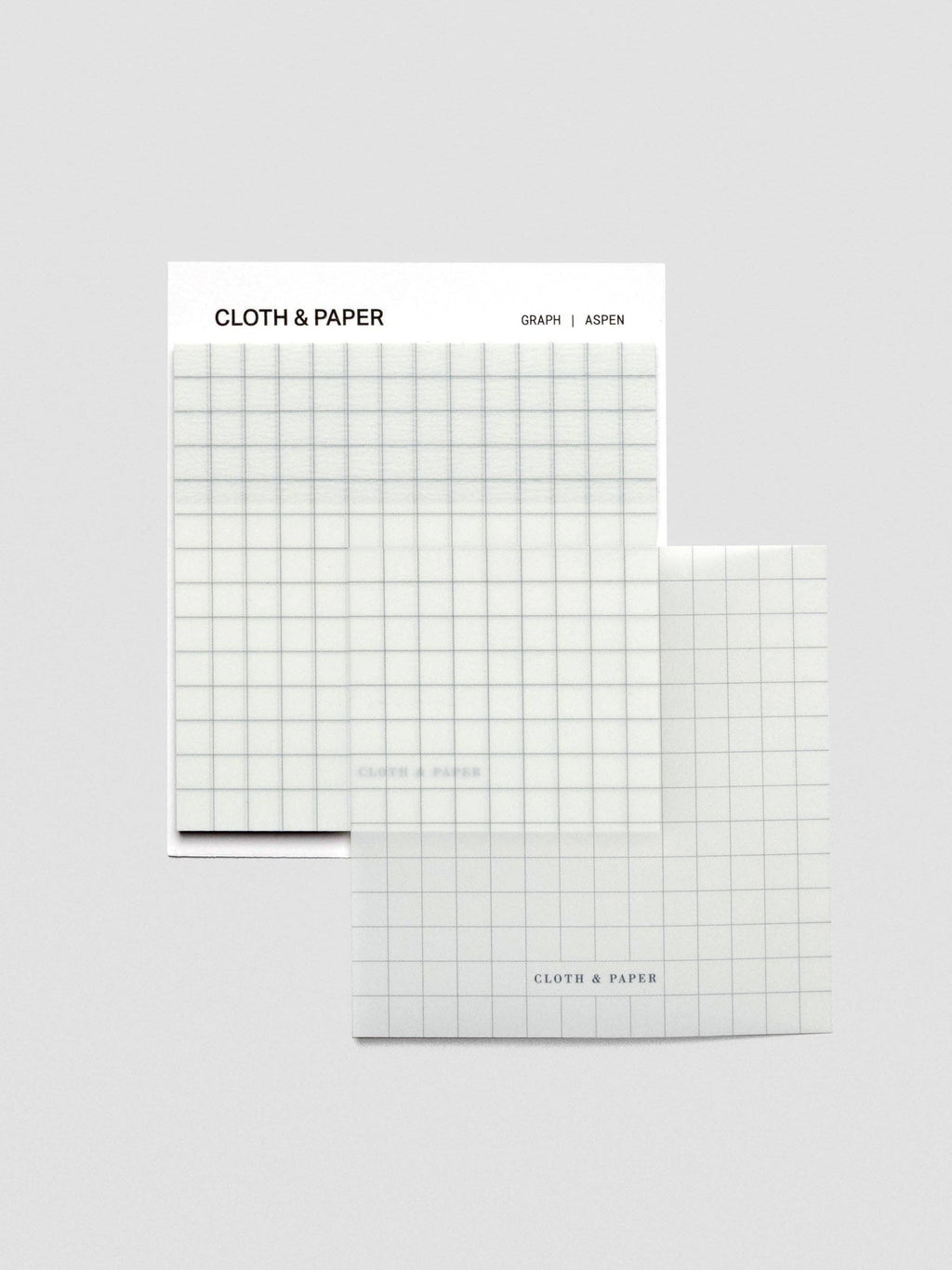 Cloth & Paper Transparent Sticky Notes | Graph Grid Notes for Planning, Sketching & Organisation
