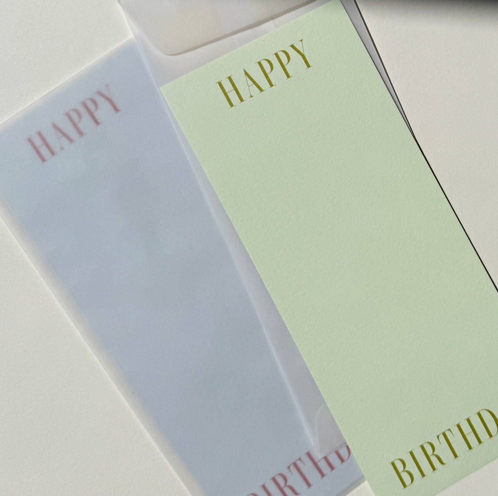 Jaymes Paper Happy Birthday Flat Card