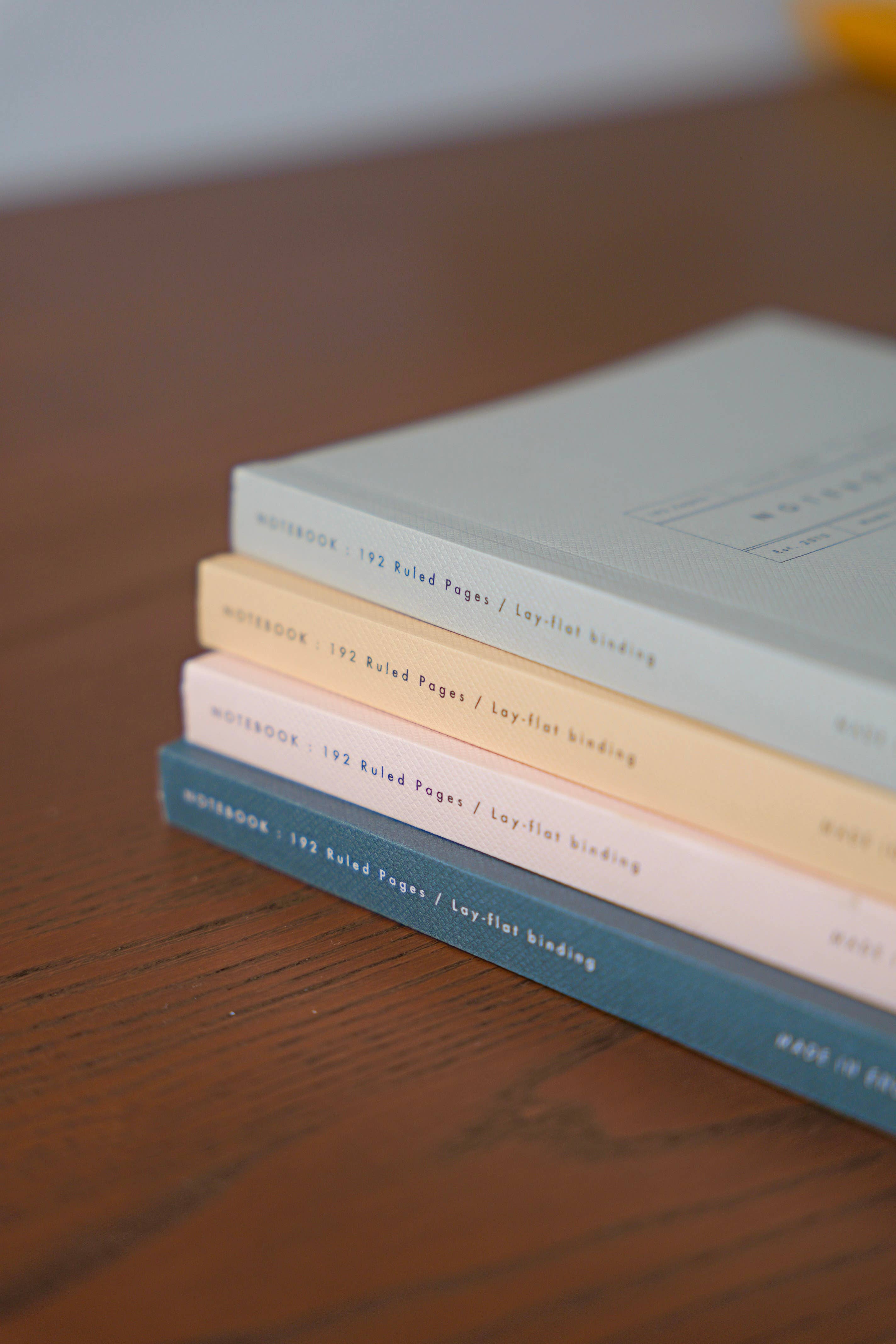 Ruled Lay-Flat Notebook – Katie Leamon A5 Lined Journal with Fountain Pen Friendly Paper