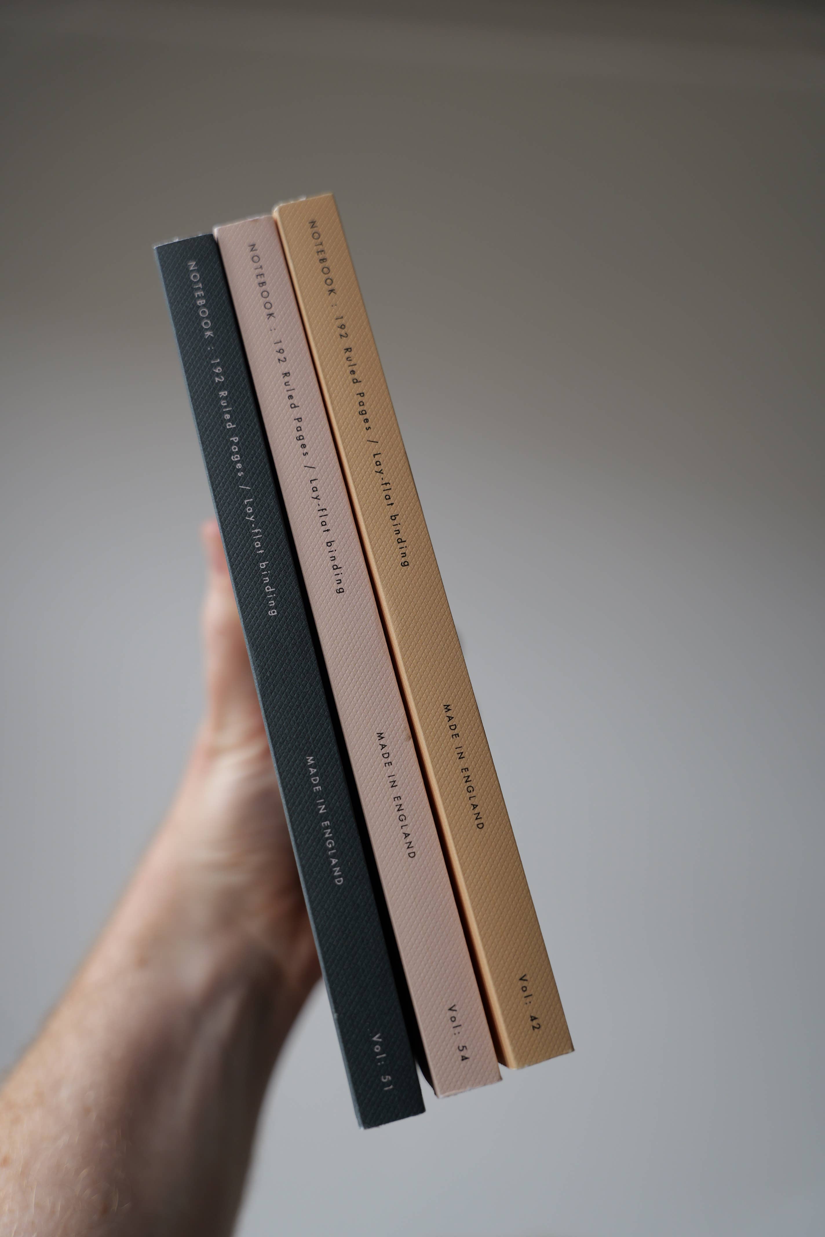 Ruled Lay-Flat Notebook – Katie Leamon A5 Lined Journal with Fountain Pen Friendly Paper