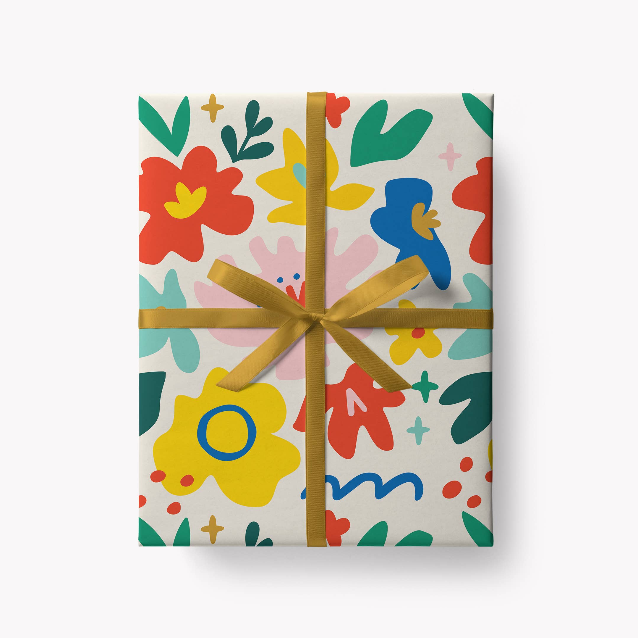 Flowers Wrapping Paper | Sustainably Printed in the UK | B2 Sheet