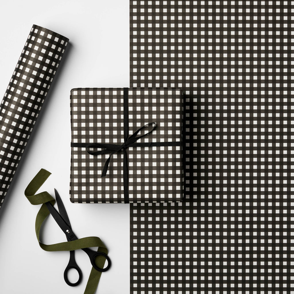 GINGHAM GIFT WRAP