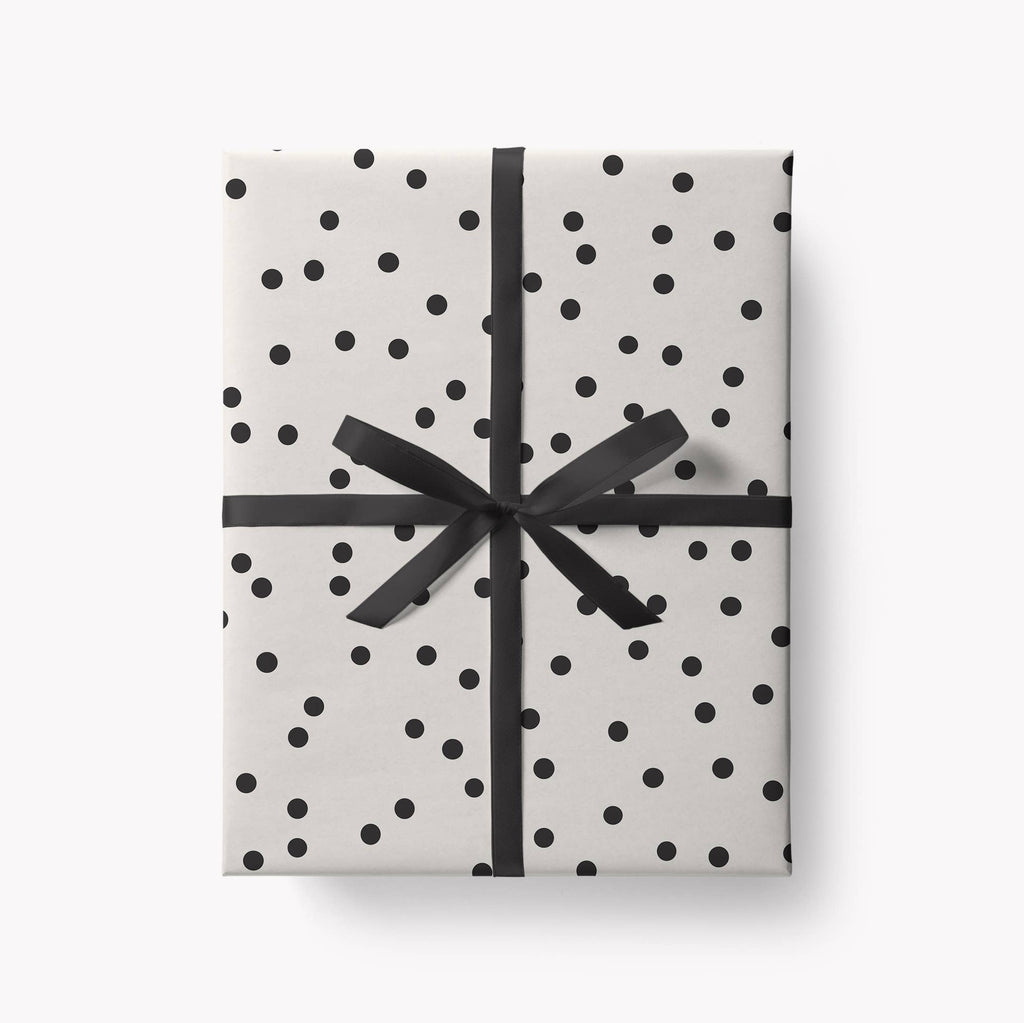 Polka Dot Wrapping Paper | Sustainably Printed in the UK | B2 Sheet