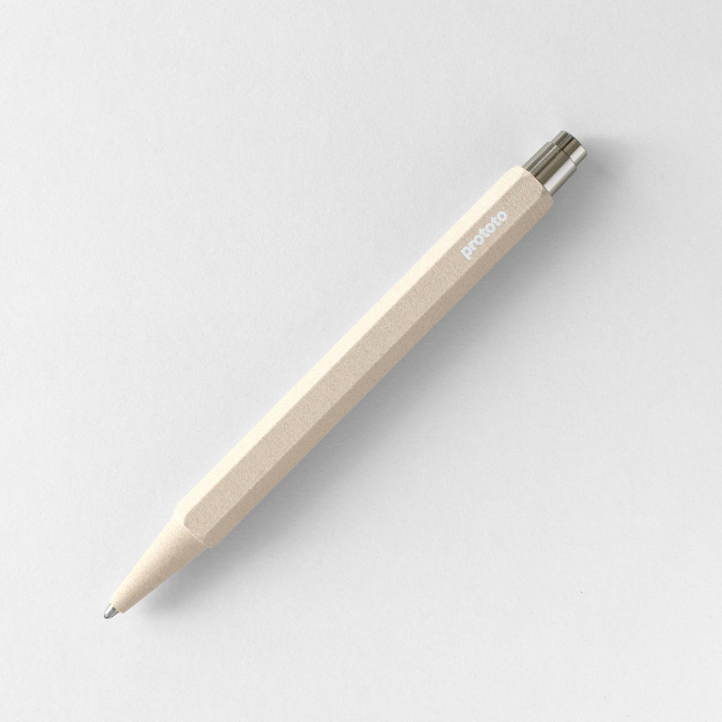 Circular Ballpoint Pen · Natural