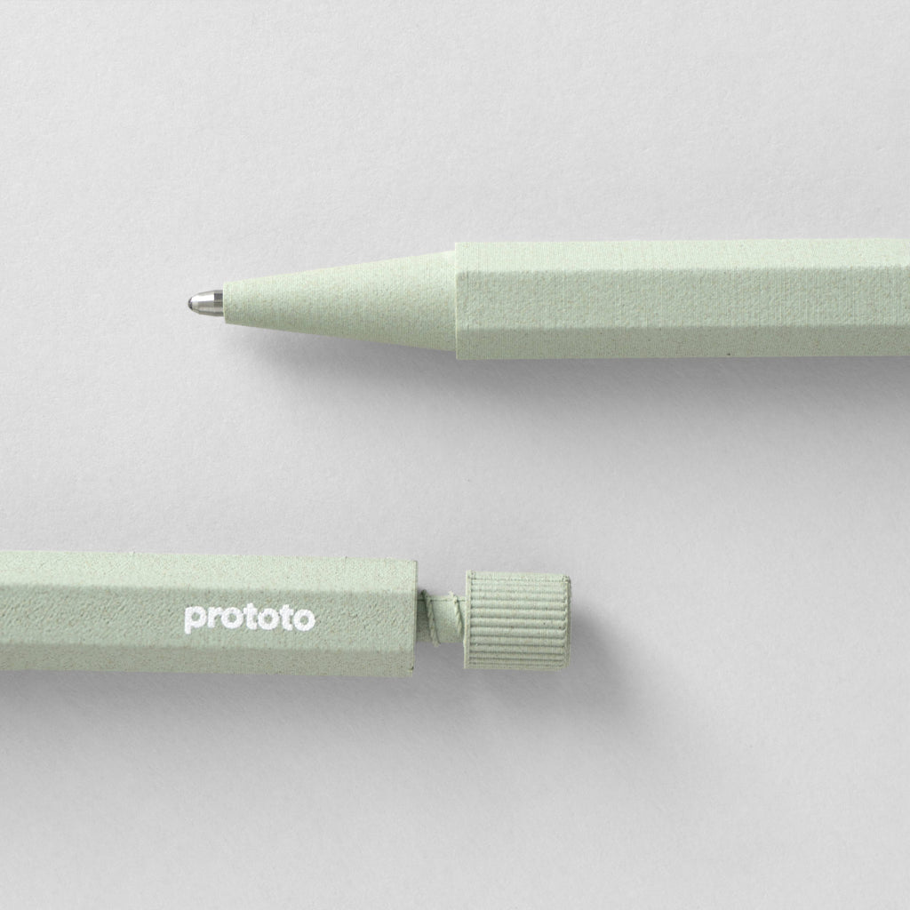 Zero Waste ballpoint pen in sage