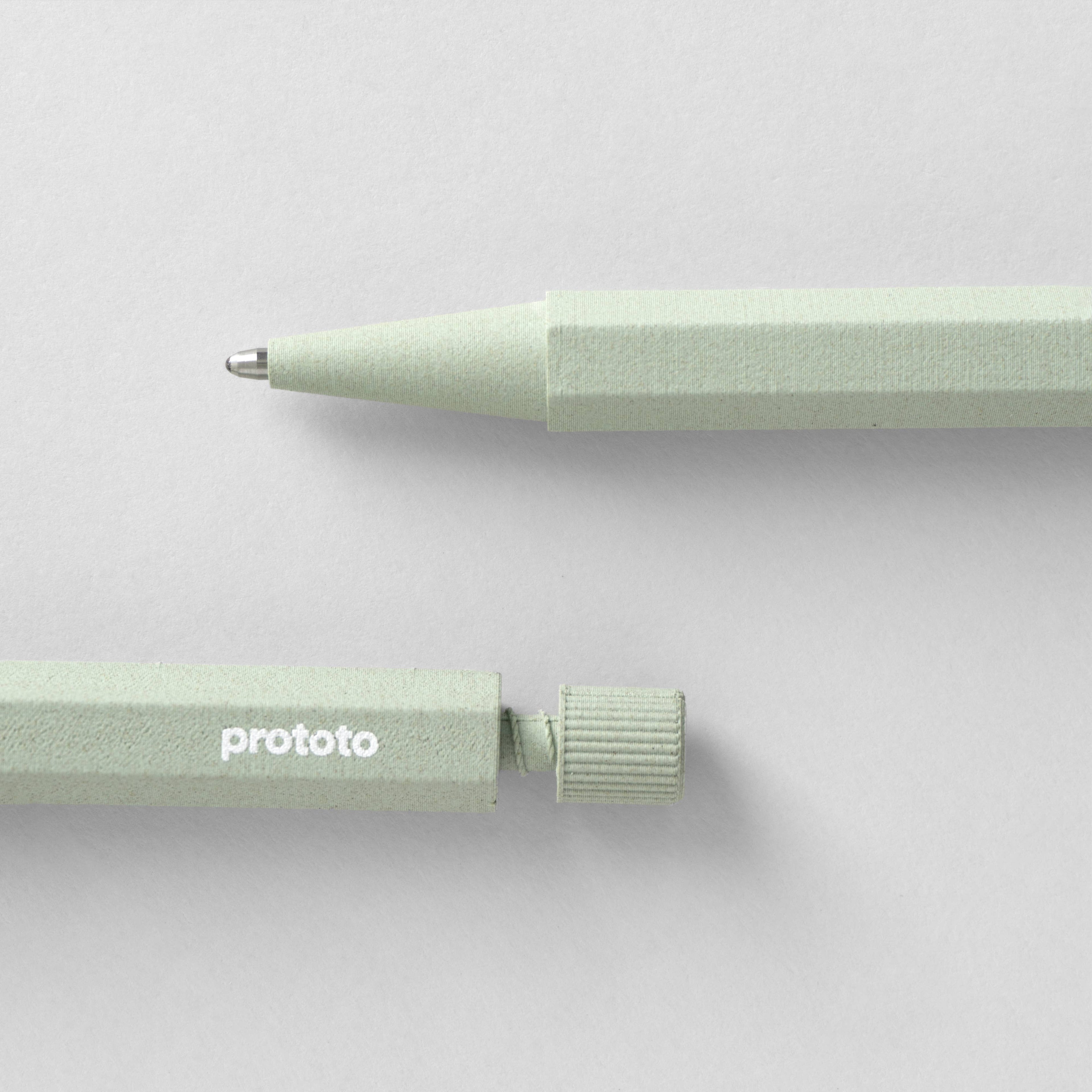 Zero Waste ballpoint pen in sage
