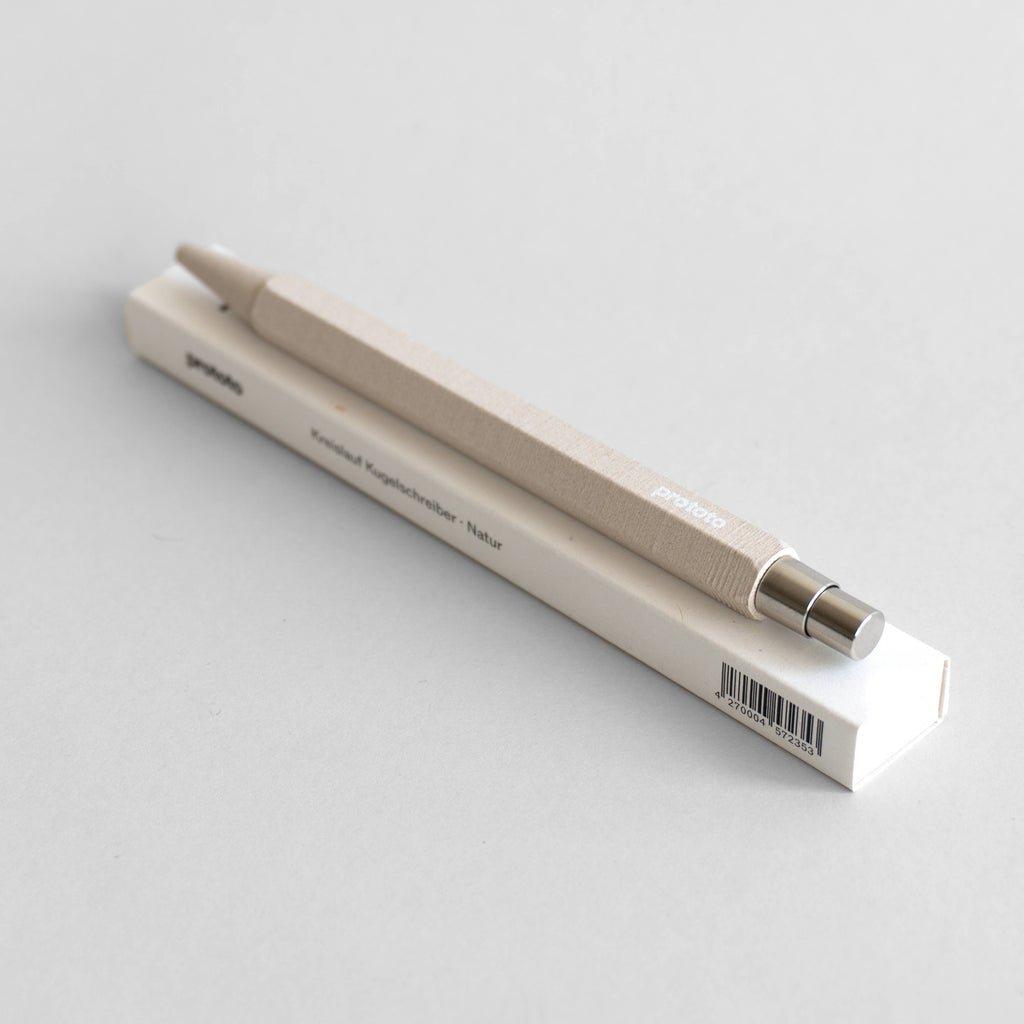 Circular Ballpoint Pen · Natural