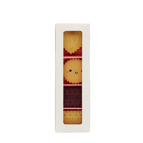 Biscuit Erasers | Set of 4 Pull-Apart
