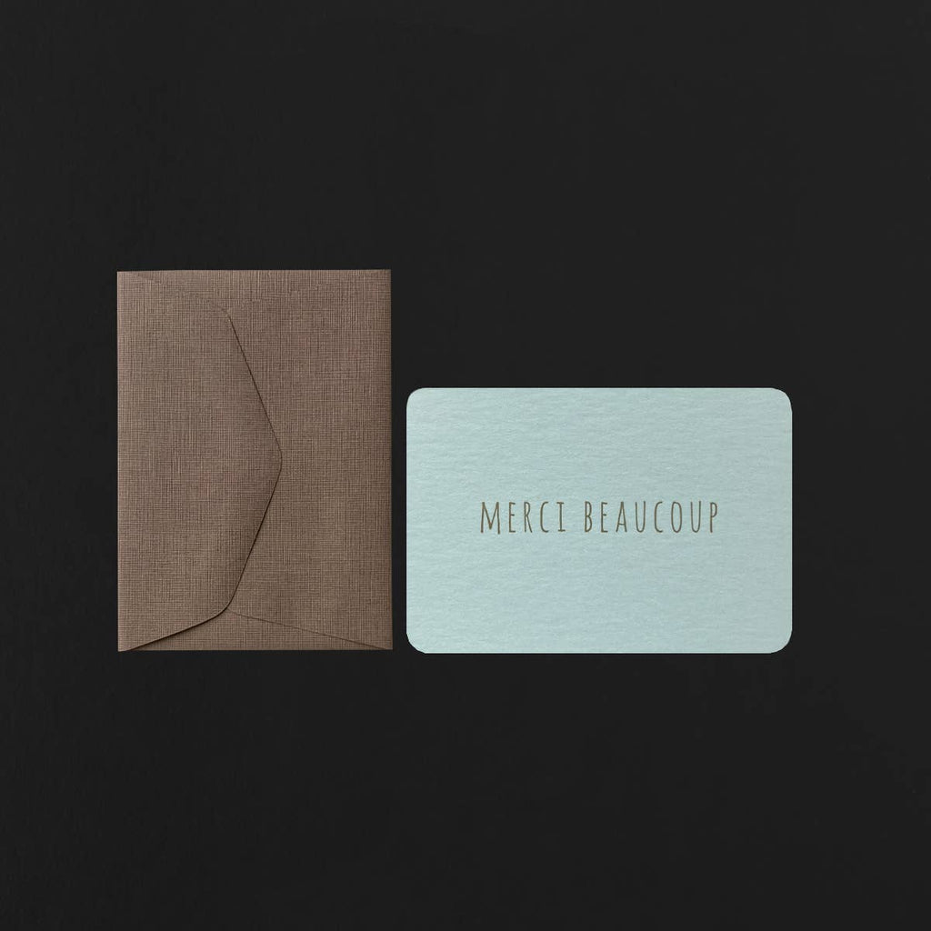 Thank You So Much Mini Card & Envelope | le typographe | Handmade in Brussels