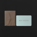 Thank You So Much Mini Card & Envelope | le typographe | Handmade in Brussels