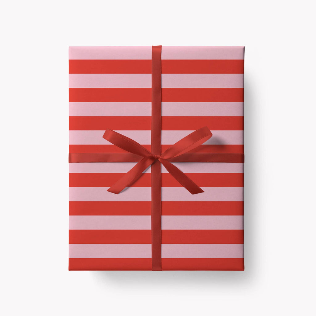 Stripes Wrapping Paper | Sustainably Printed in the UK | B2 Sheet