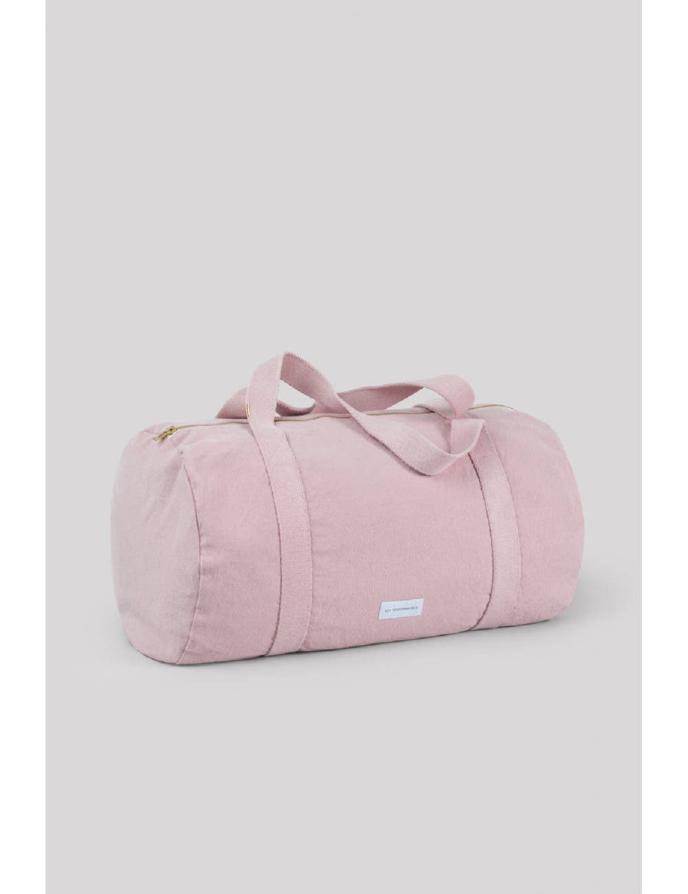 Organic Cotton Canvas Bowling Bag | Delicate Pink | 50×30cm | Made in Portugal