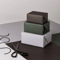 Three-in-one colour block wrapping paper