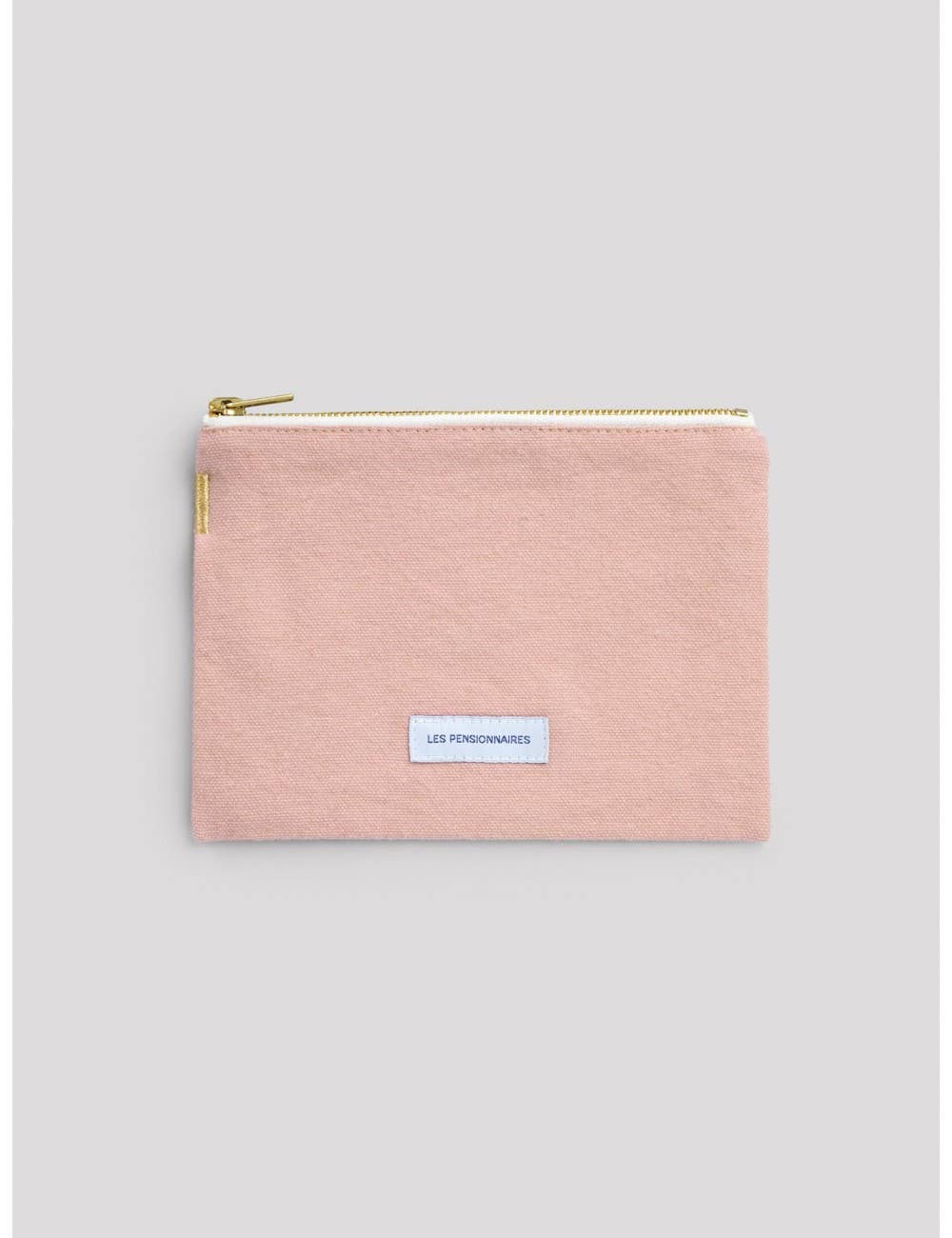Small Organic Cotton Canvas Pouch | Delicate Pink | Made in Portugal