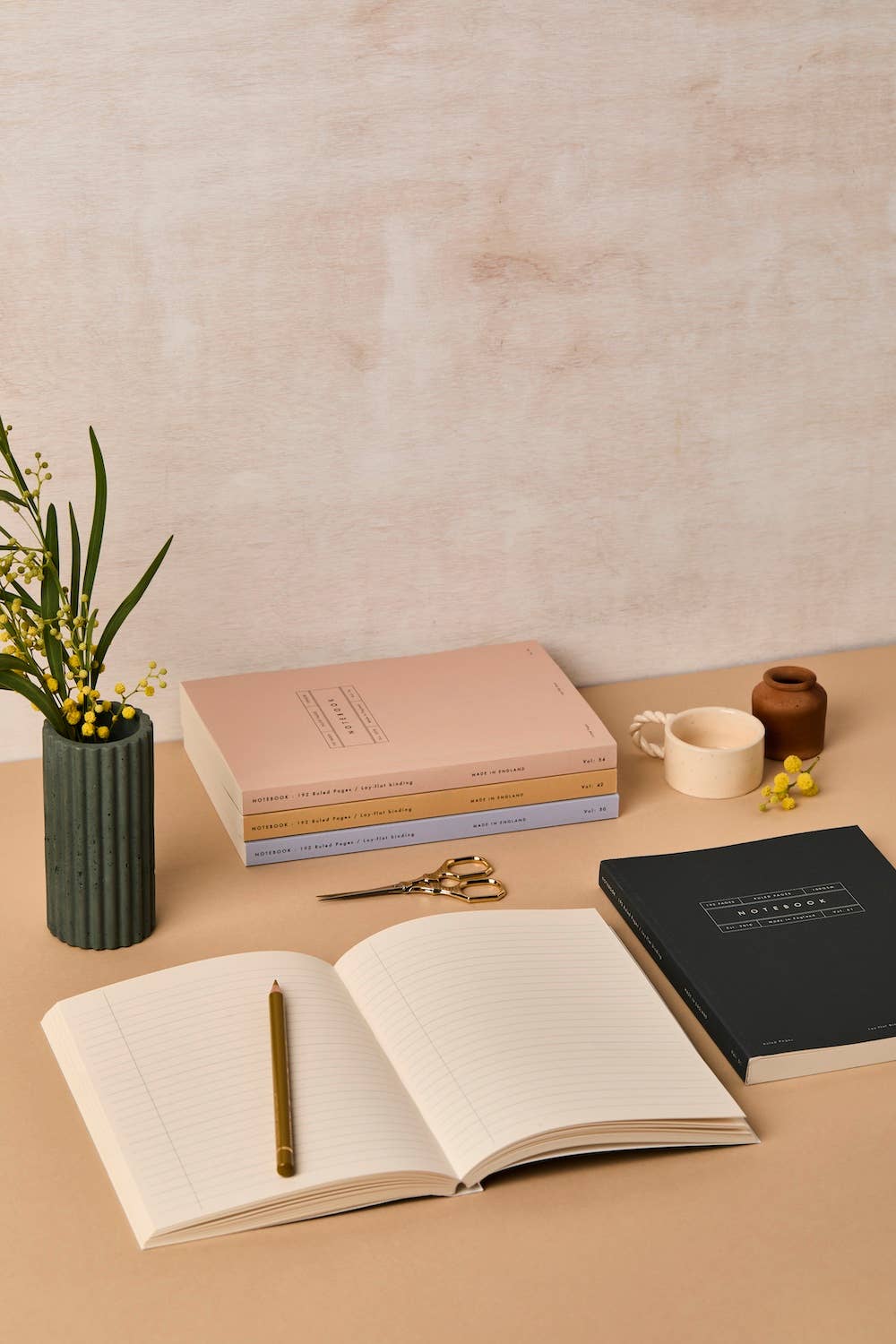 Vol 50: Ruled Cornflower Blue Lay Flat Notebook