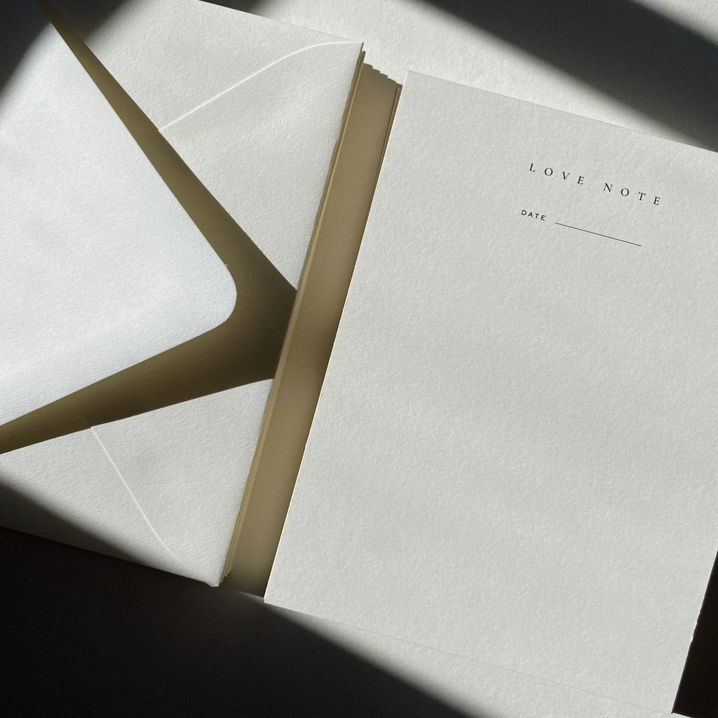 Jaymes Paper ‘Love Note’ Notecard