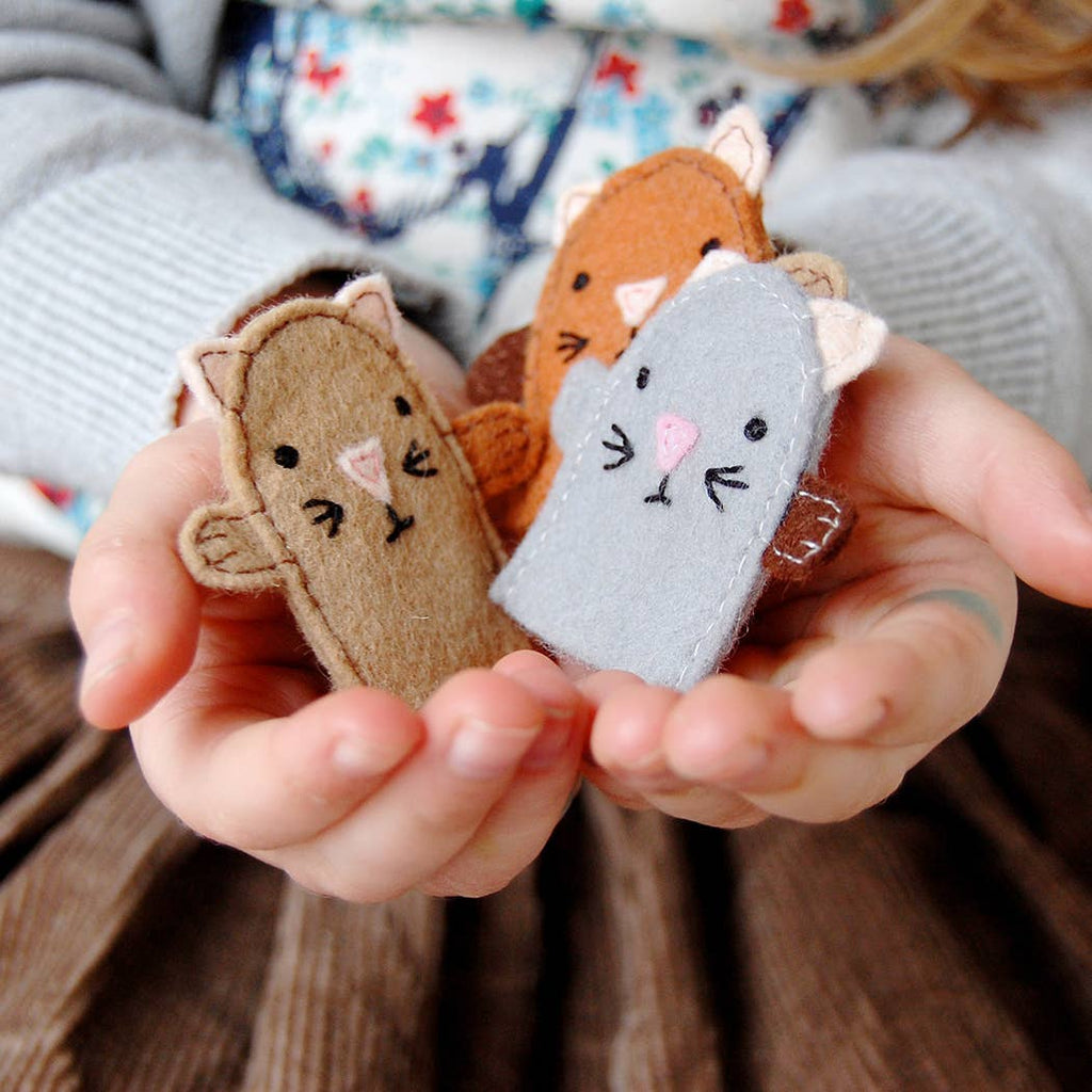 Kitten Finger Puppet Sewing Kit | Kids Craft Kit