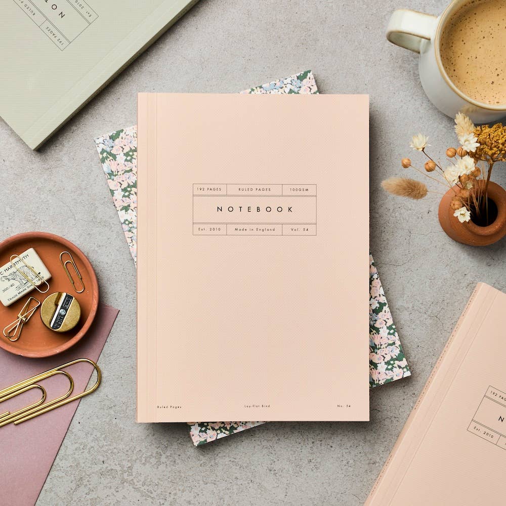 Vol 54: Ruled Blush Lay Flat Notebook