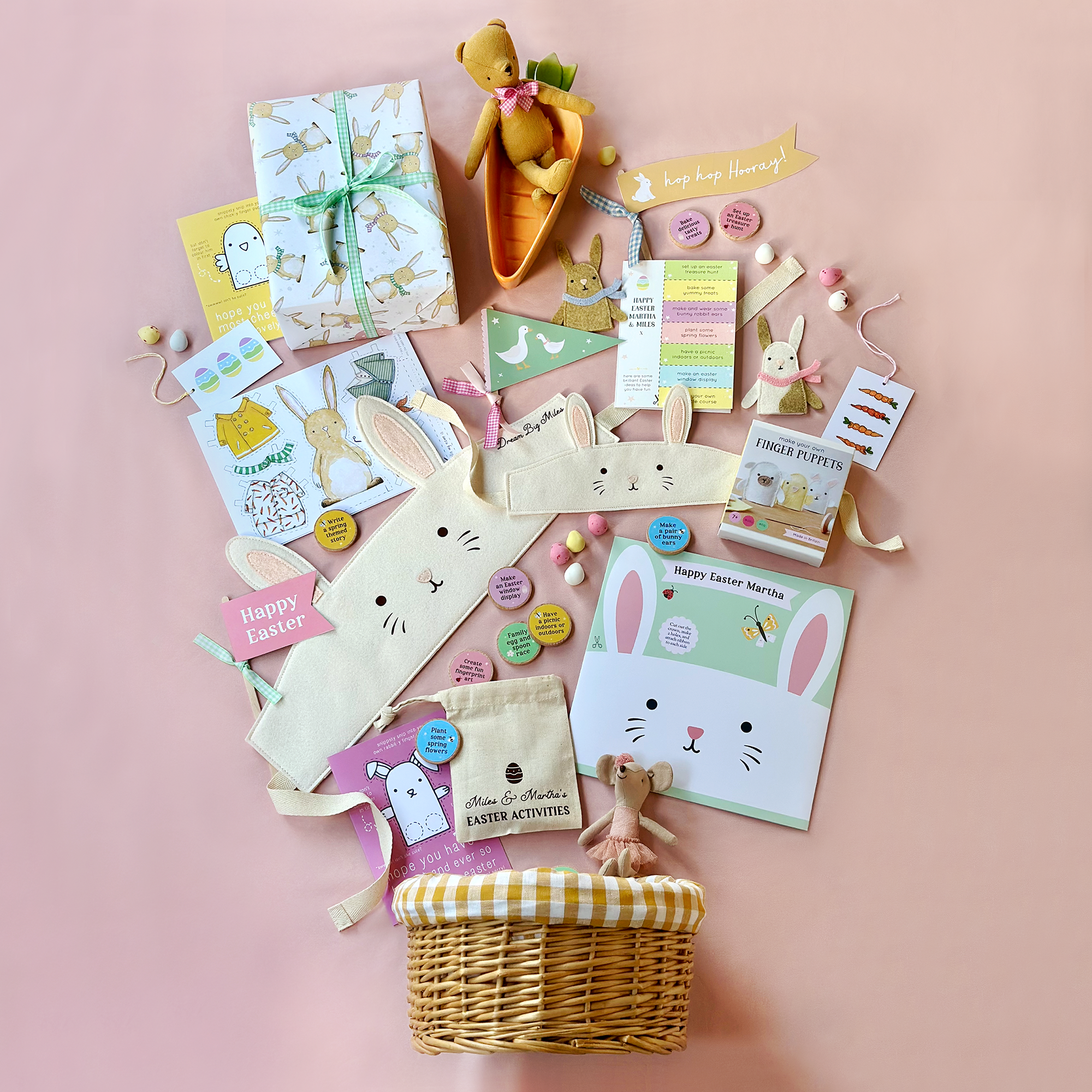 Rabbit Finger Puppet Sewing Kit | Kids Craft Kit