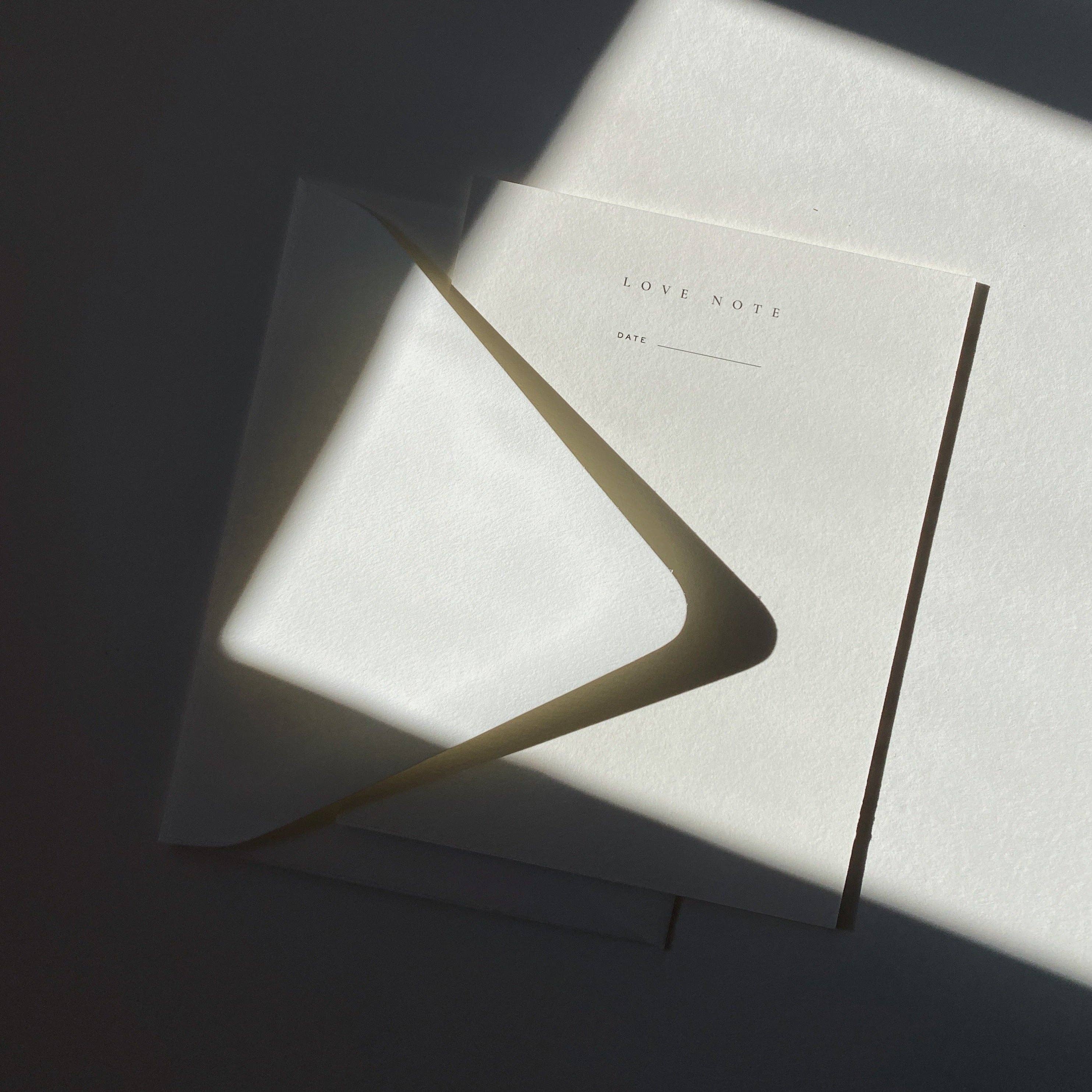Jaymes Paper ‘Love Note’ Notecard