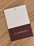 Working Notes Notebook