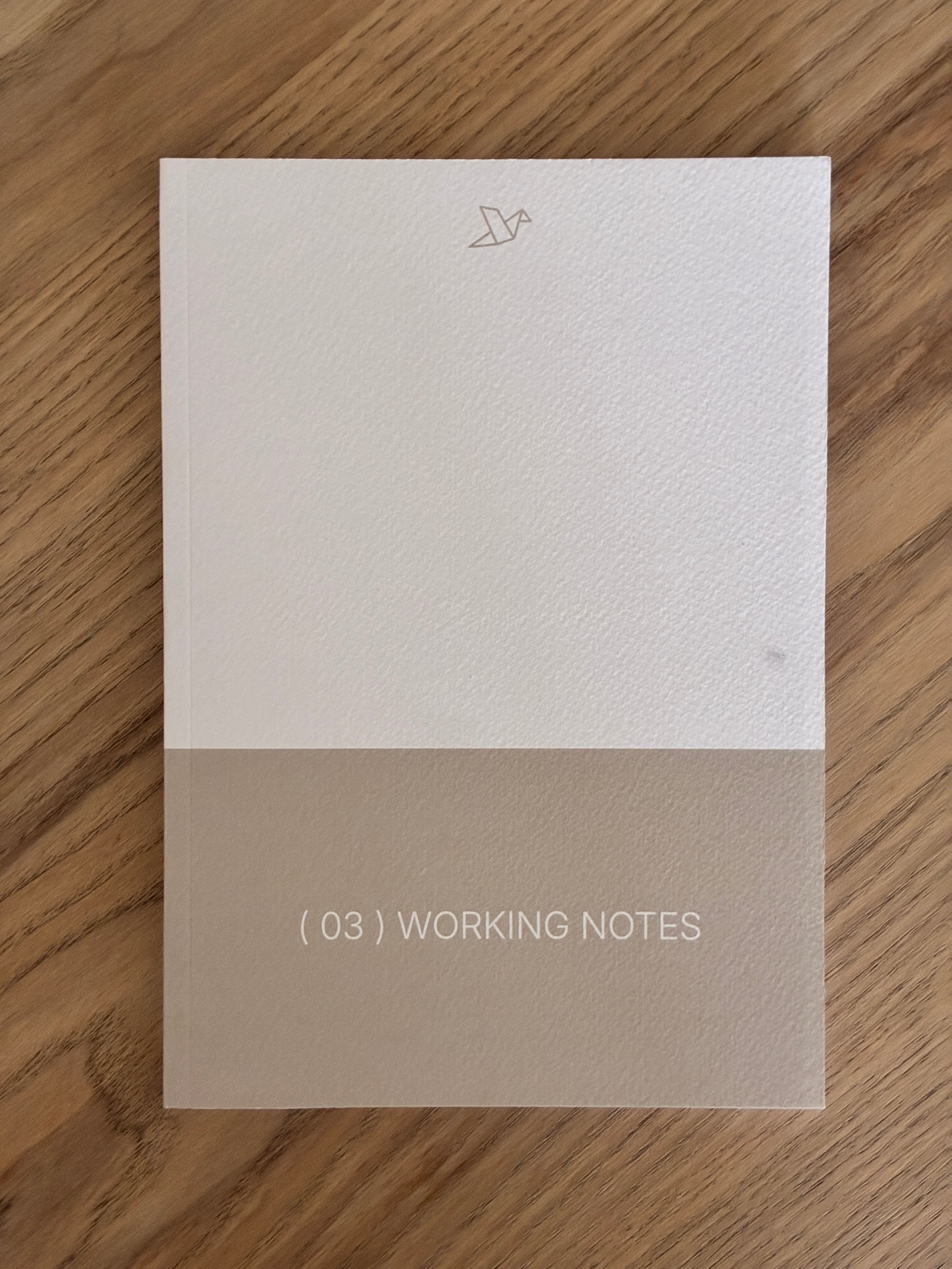 Working Notes Notebook