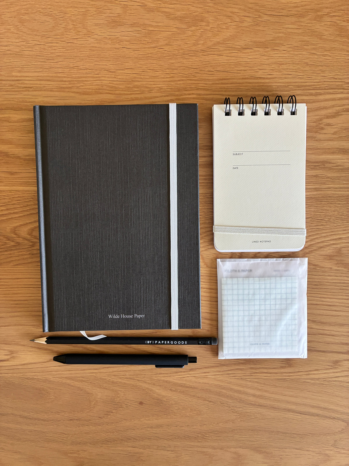 Stationery Gift Set | Hardback Notebook, Sticky Notes & Pen