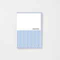 Pale Blue Stripe Birthday Card | A6