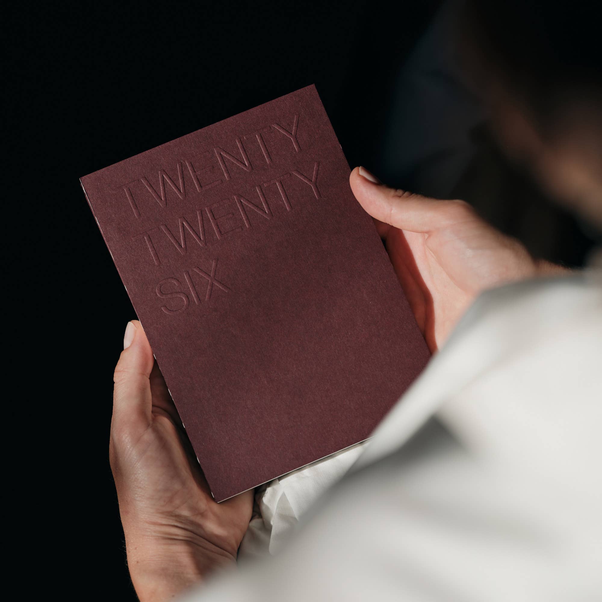 2026 Claret Planner – Weekly & Monthly Diary with Embossed Cover