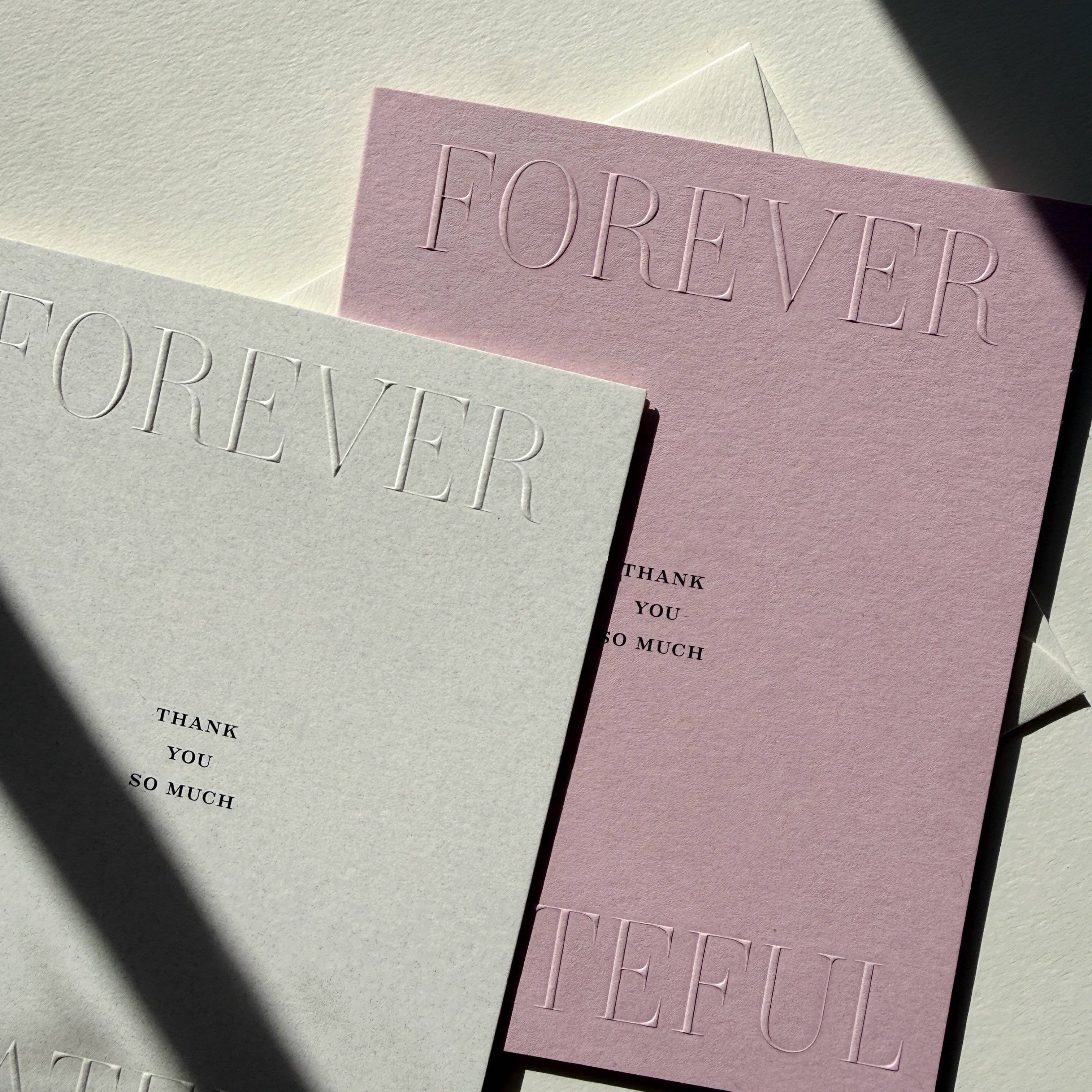 Jaymes Paper “Forever Grateful – Thank You So Much” Greeting Card