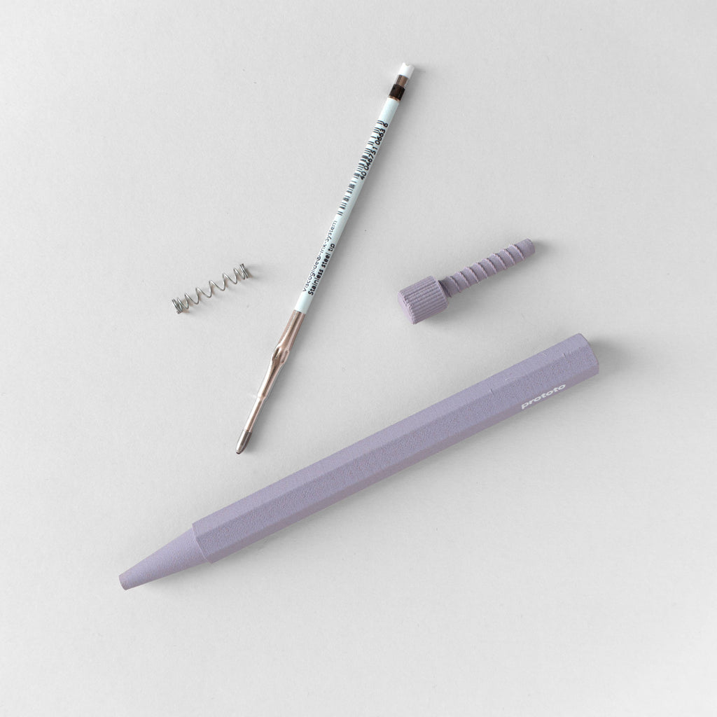 Zero Waste ballpoint pen in lavender