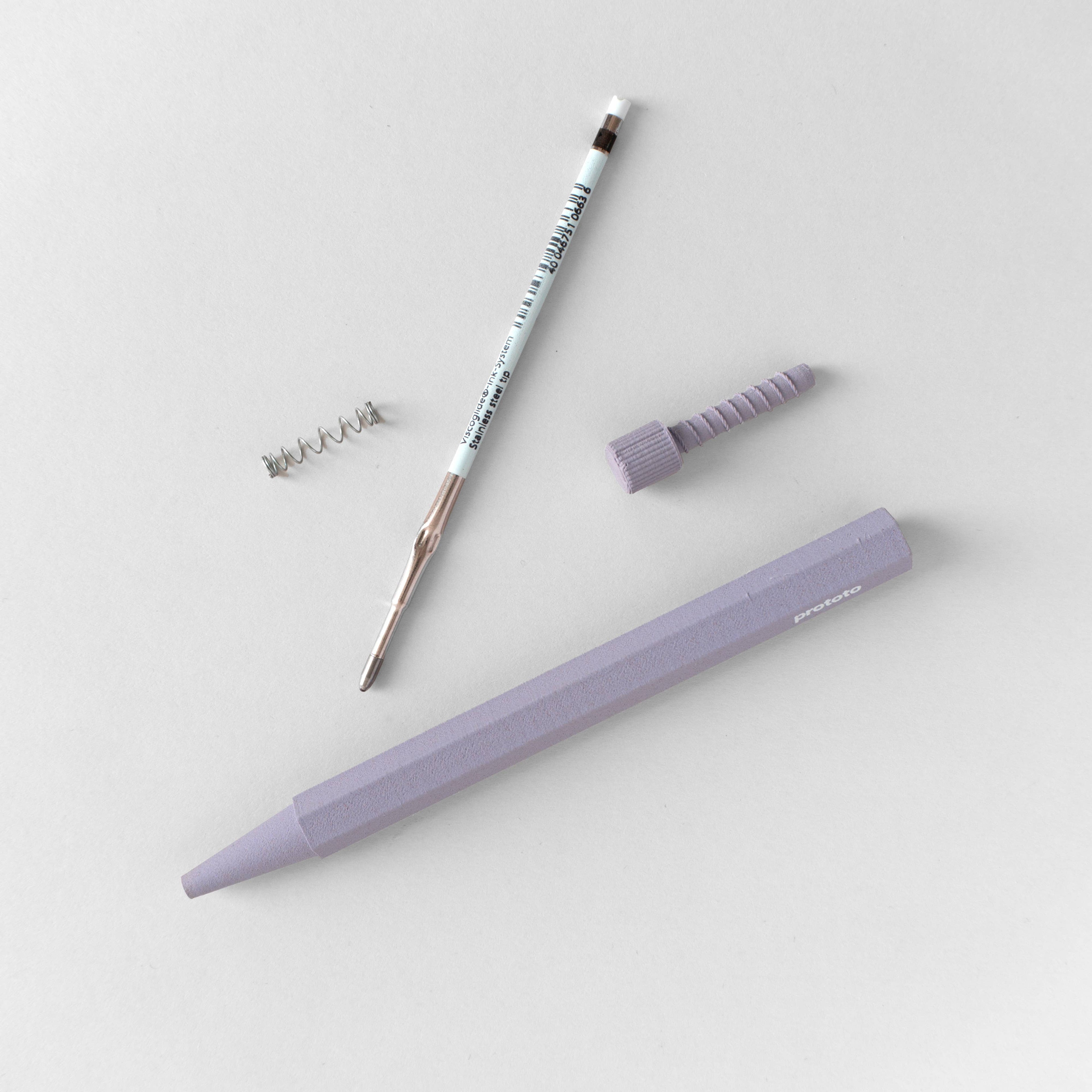 Zero Waste ballpoint pen in lavender