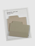 Cloth & Paper Blank Tab Sticky Notes | Folder-Style Repositionable Planner & Notebook Tabs