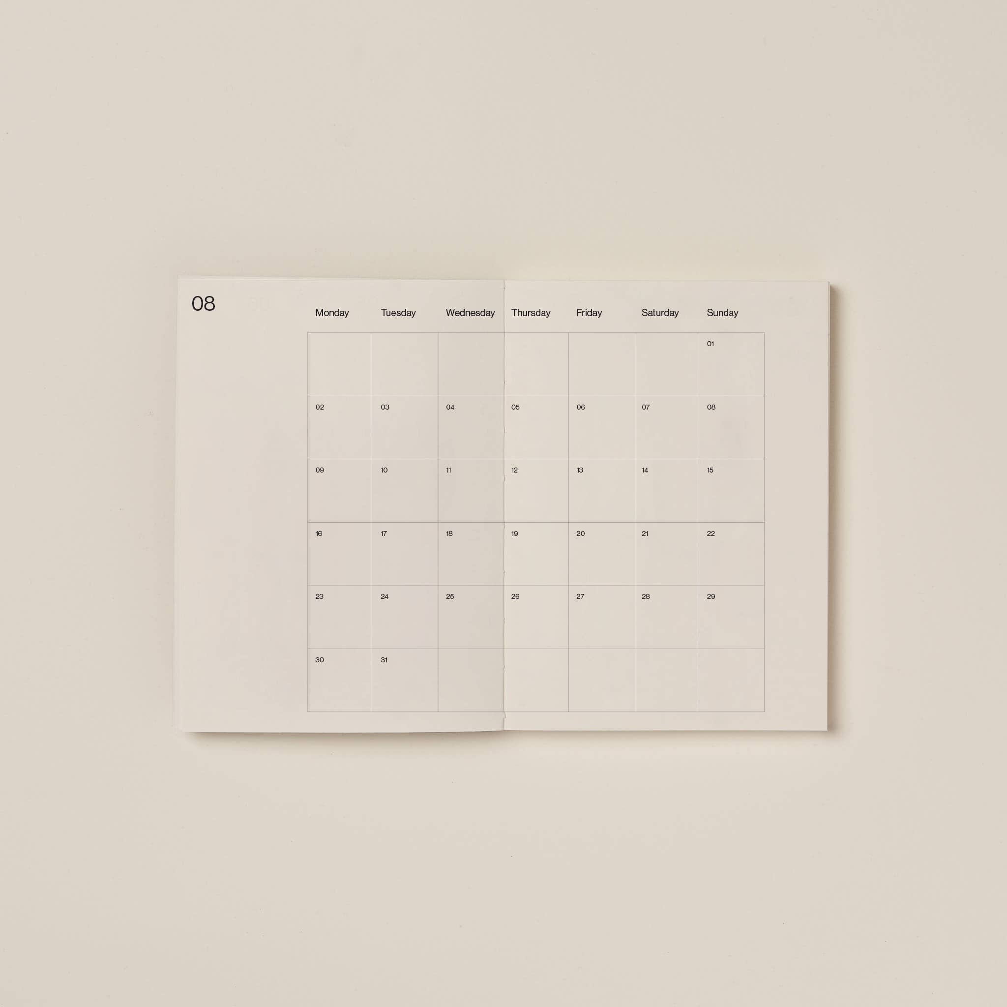 2027 Weekly Planner Journal | Lay-Flat | Cool Blue | This Might Work