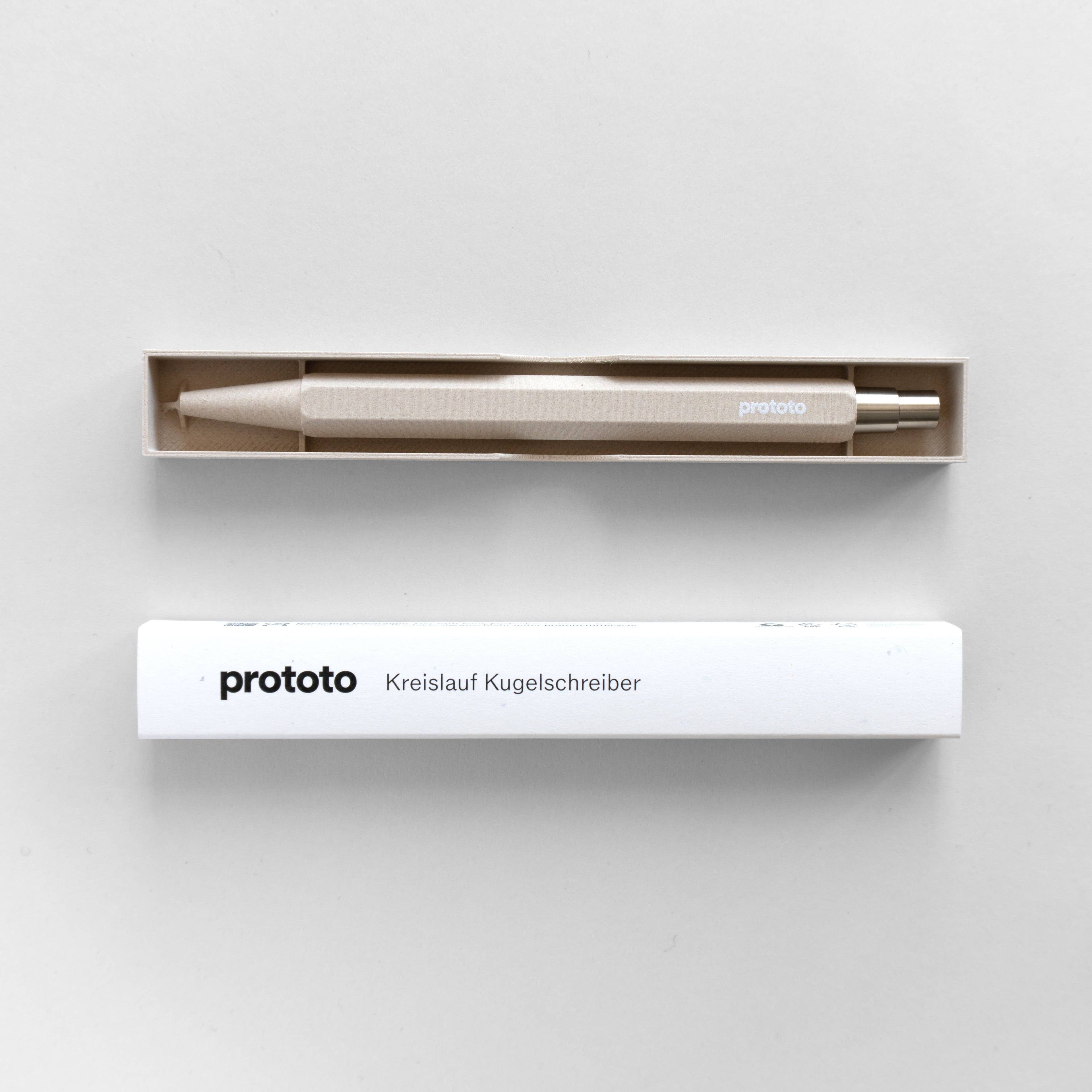 Circular Ballpoint Pen · Natural