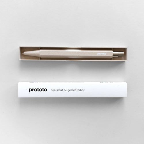 Circular Ballpoint Pen · Natural