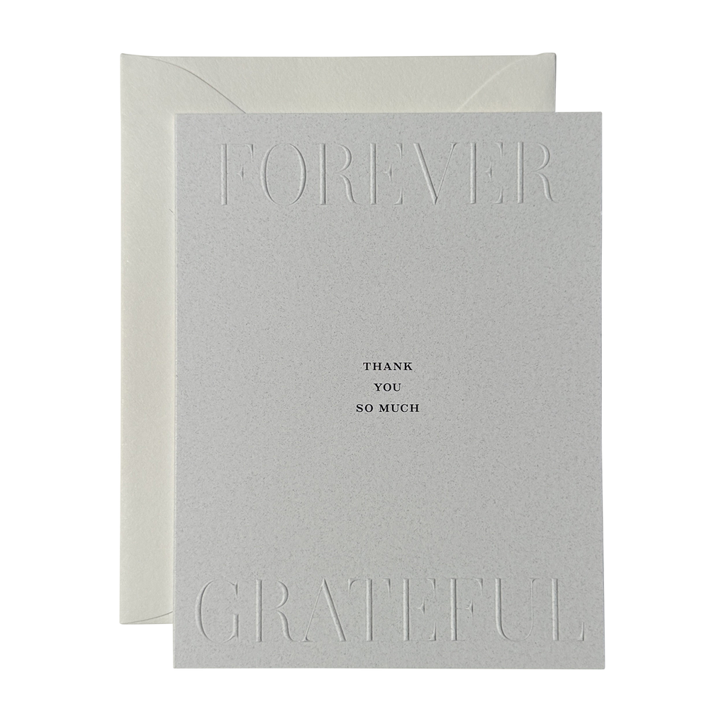 Jaymes Paper “Forever Grateful – Thank You So Much” Greeting Card
