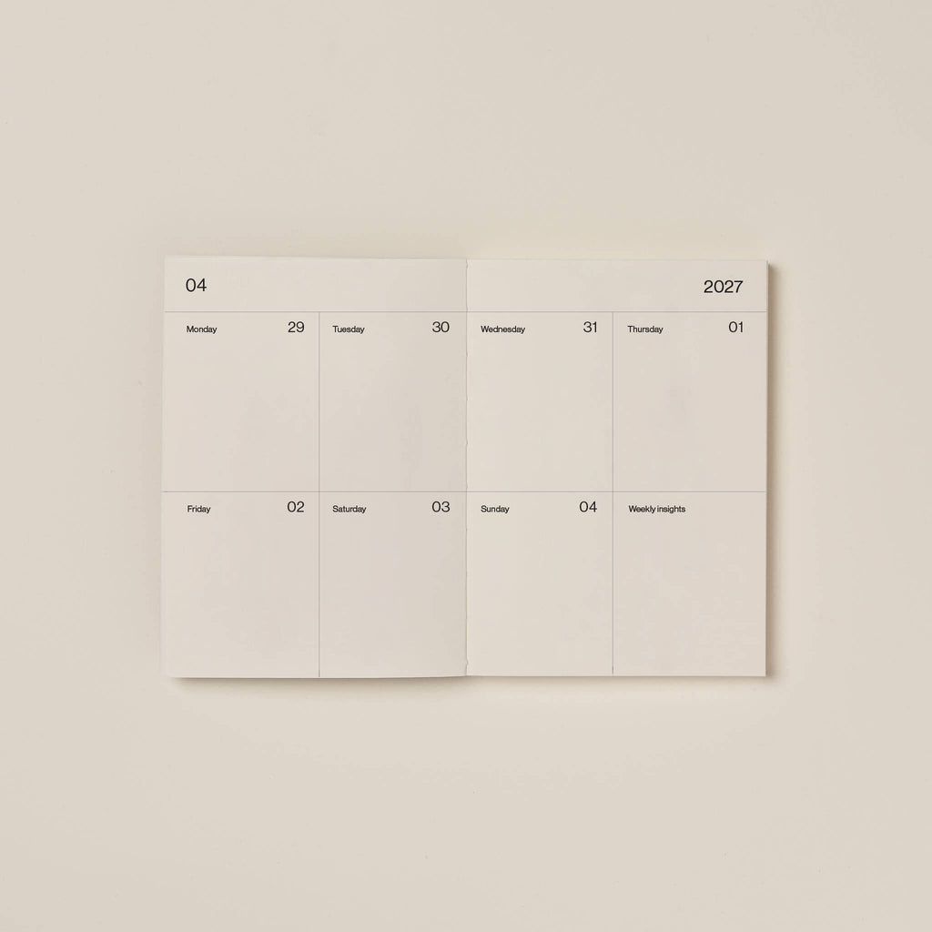 2027 Weekly Planner Journal | Lay-Flat | Emerald | This Might Work