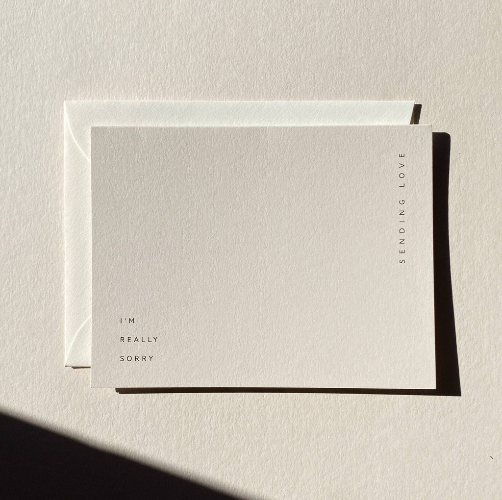 Jaymes Paper “I’m Really Sorry – Sending Love” Greeting Card
