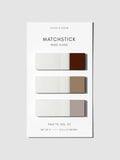 Cloth & Paper Matchstick Page Flags | Transparent Minimal Colour-Coding Sticky Index Tab