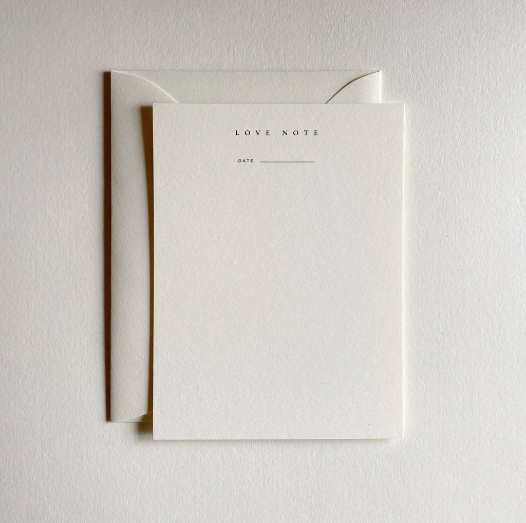 Jaymes Paper ‘Love Note’ Notecard