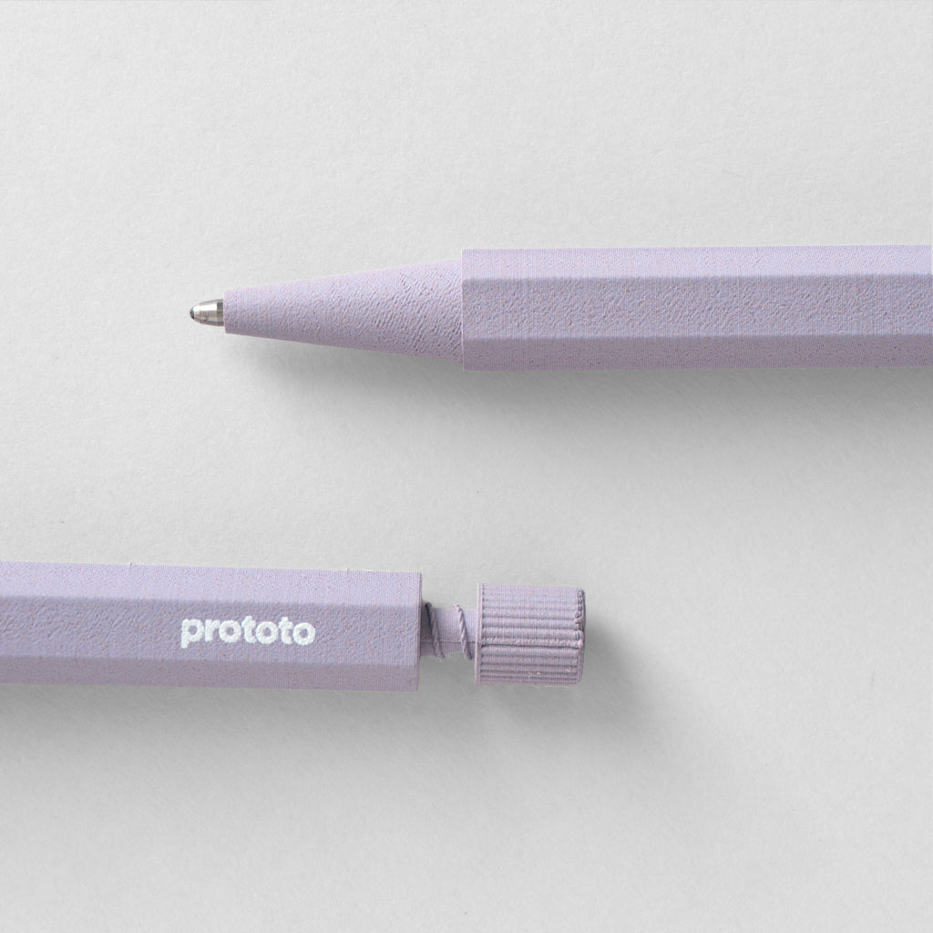 Zero Waste ballpoint pen in lavender