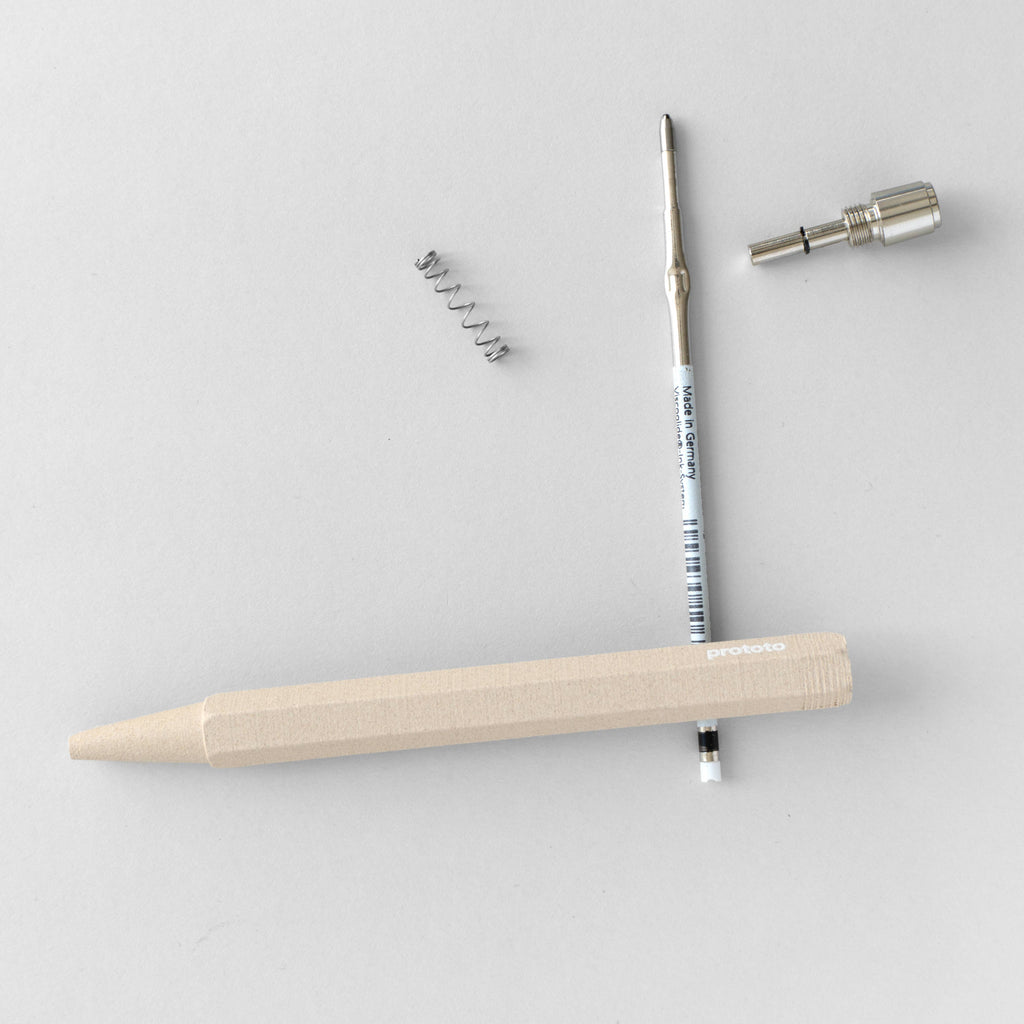 Circular Ballpoint Pen · Natural