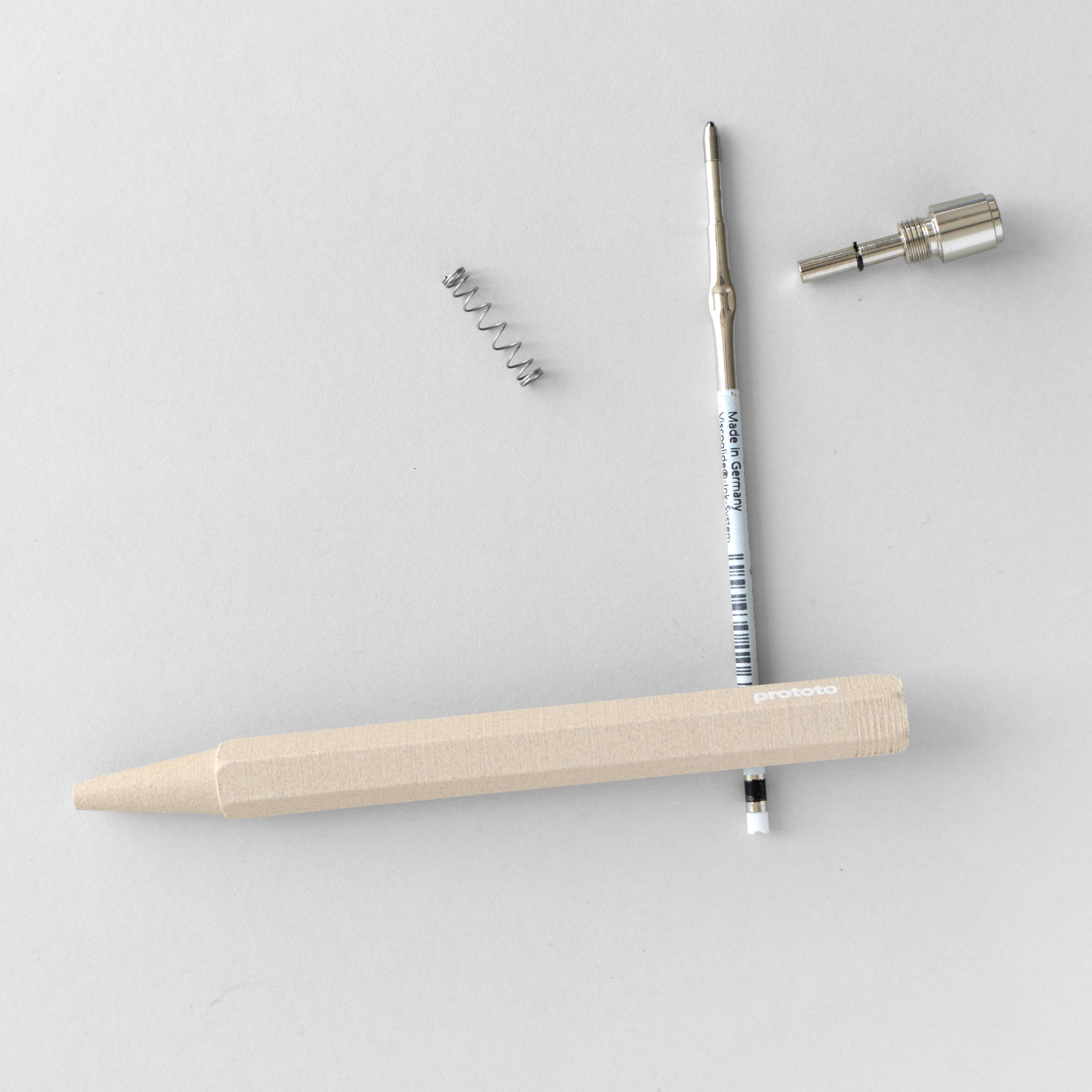 Circular Ballpoint Pen · Natural