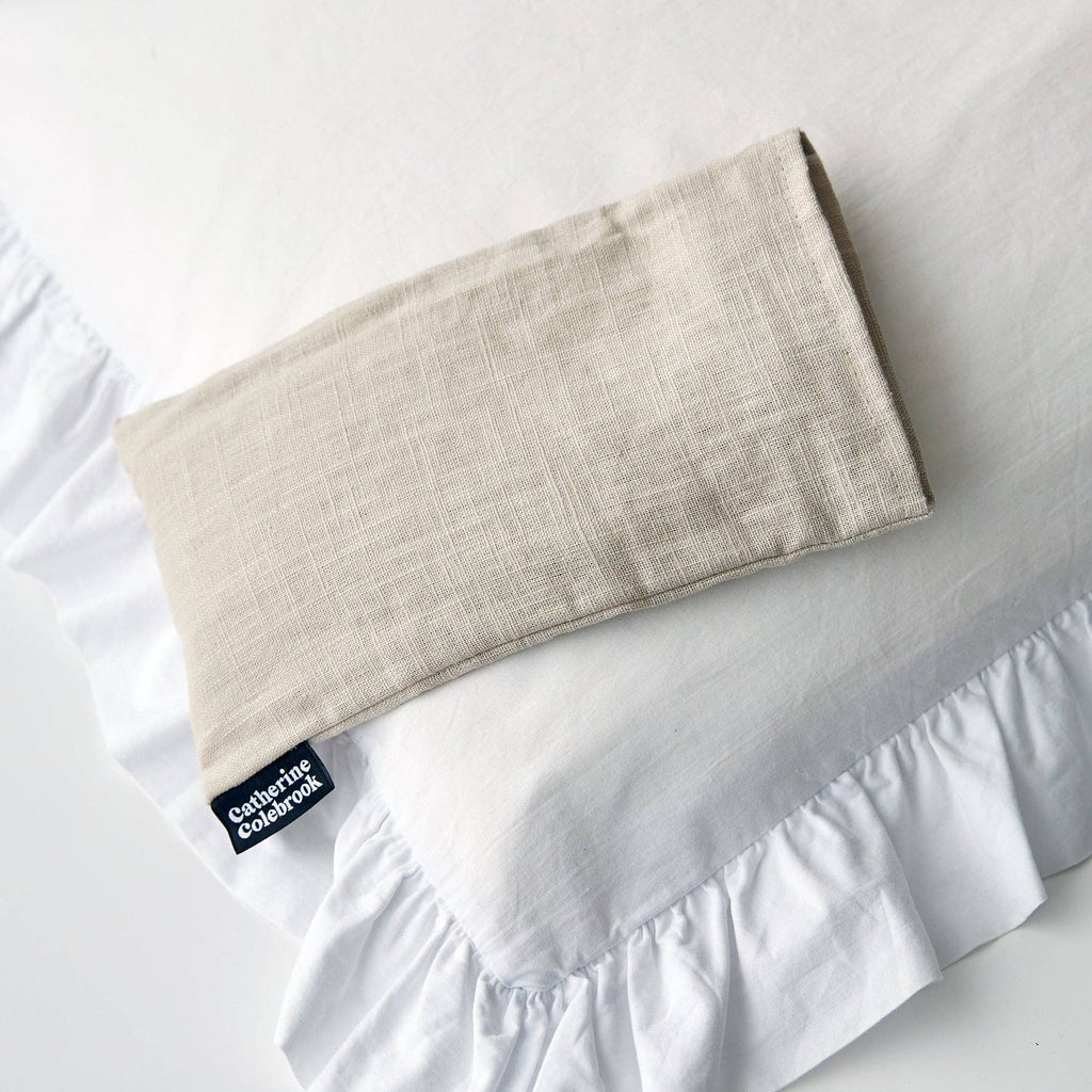 Linen Lavender Eye Pillow – Catherine Colebrook Soothing Wheat & Lavender Pillow