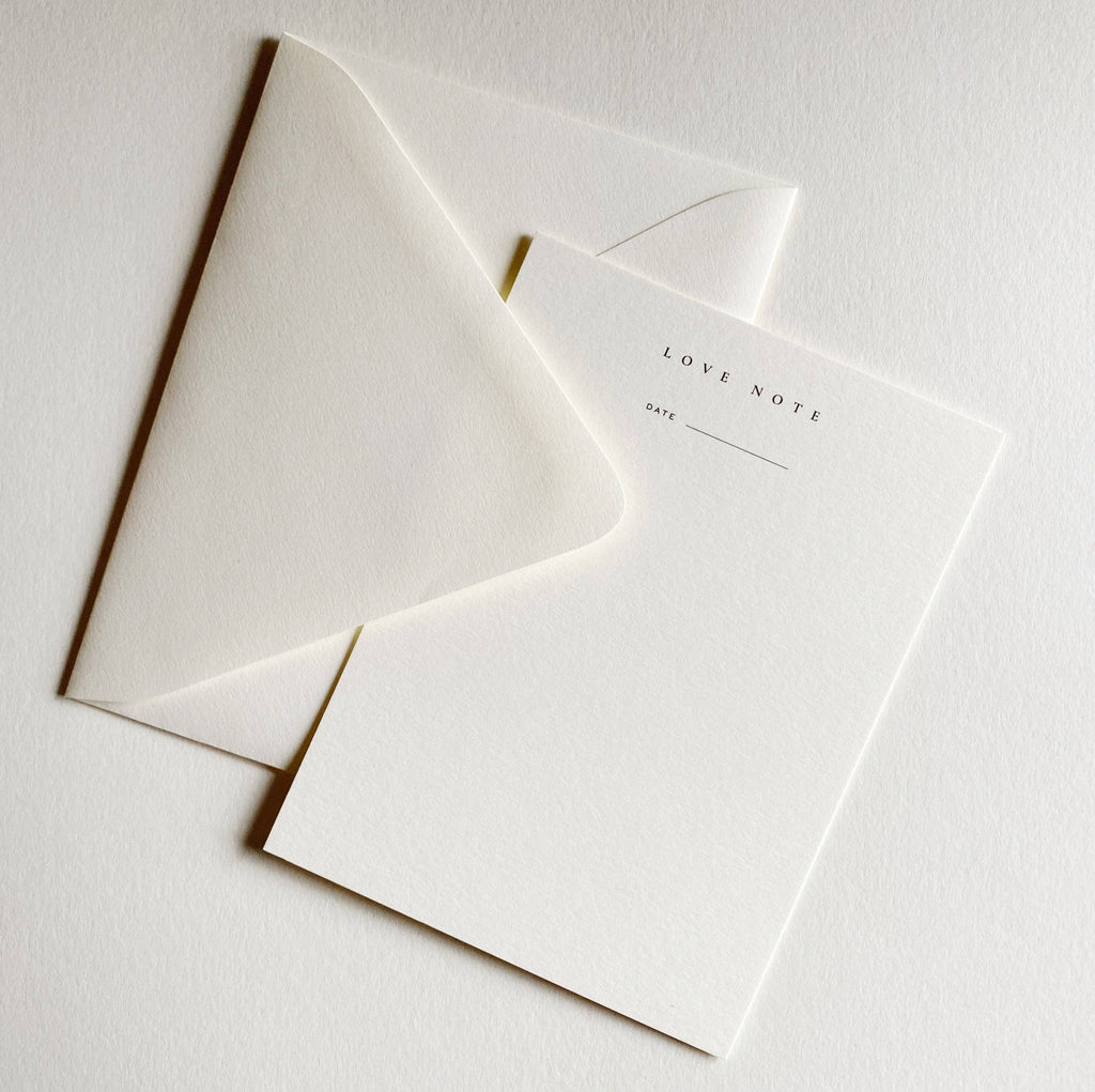 Jaymes Paper ‘Love Note’ Notecard