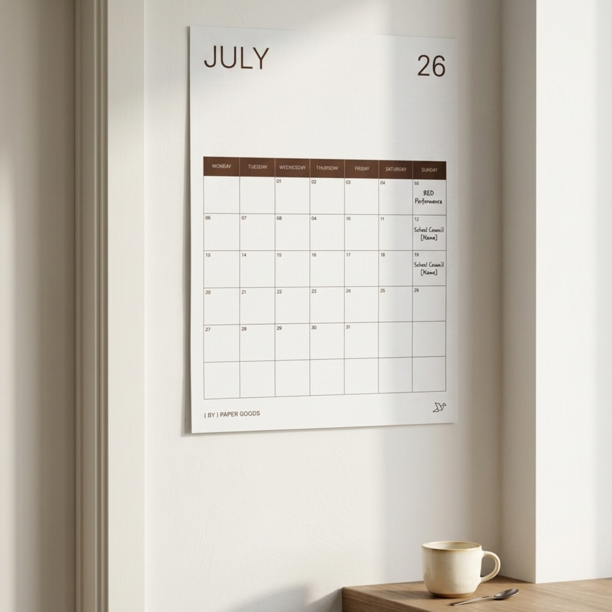 This Month Wall Planner 2026