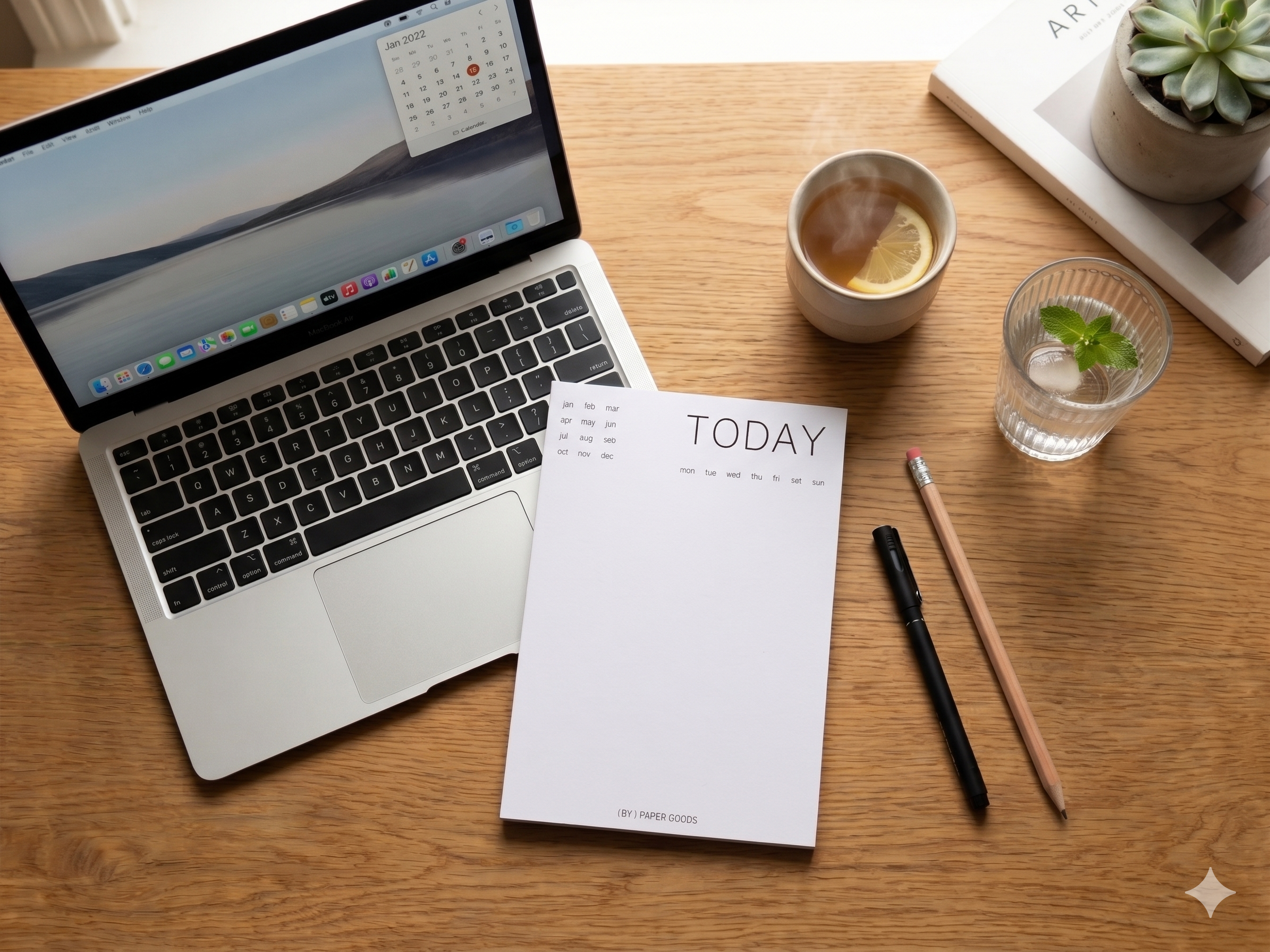 Working Notes Today Desk Pad