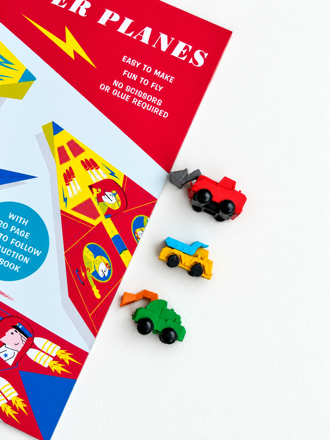 Wheels & Wings | Paper Plane & Vehicle Activity Gift Set for Kids